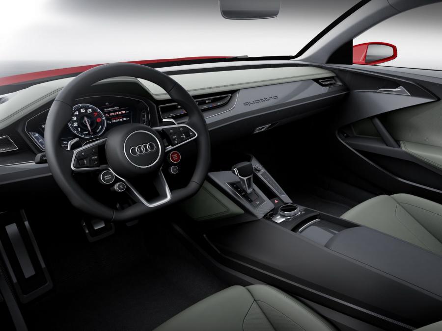 Торпедо Audi Sport Quattro LaserLight Concept 2014 года  (фото 2 из 19)